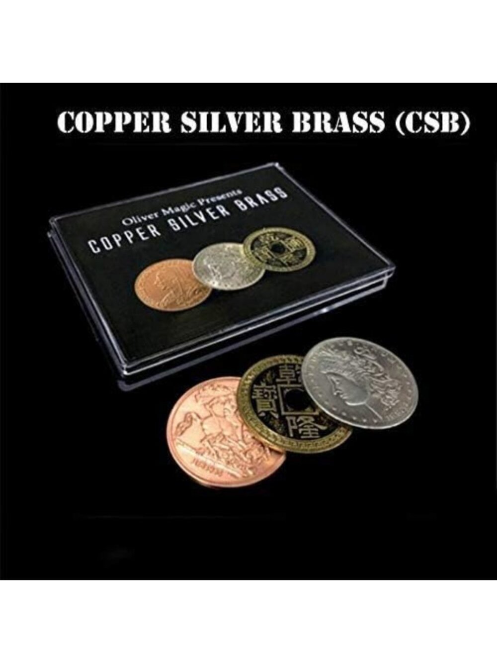 Magic Coin Tricks Set - Copper Silver Brass Illusions, Easy Close-Up Gimmicks